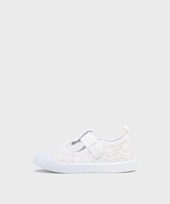 Tennis en toile à motifs coeurs fille - Lovely Wings vue3 - LOVELY WINGS - GEMO