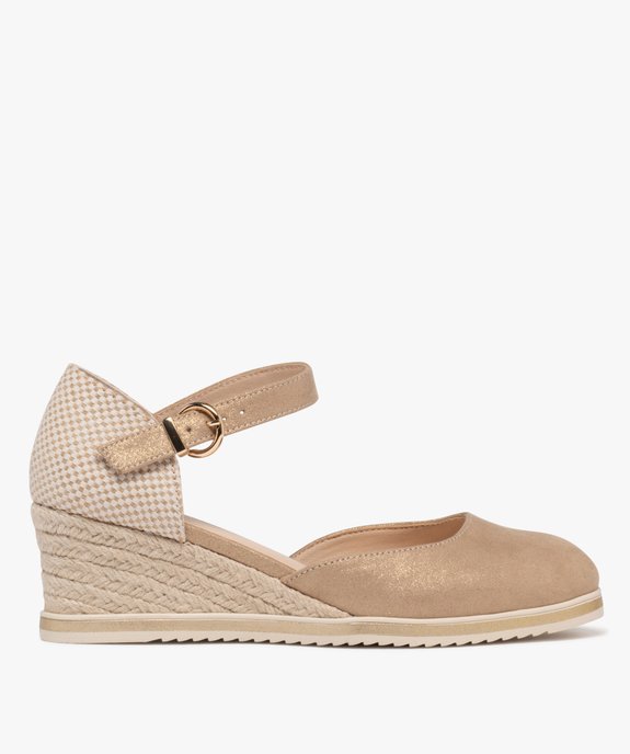 Sandale avec talon compensé en corde femme - Valentina Baldano vue1 - VALENTINA BALDANO GEMO FORGOOD - GEMO