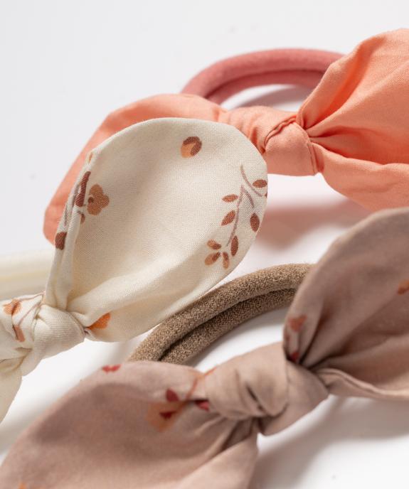 Élastique mousse avec nœud fantaisie (lot de 3) vue2 - GEMO (ACCESS) - GEMO