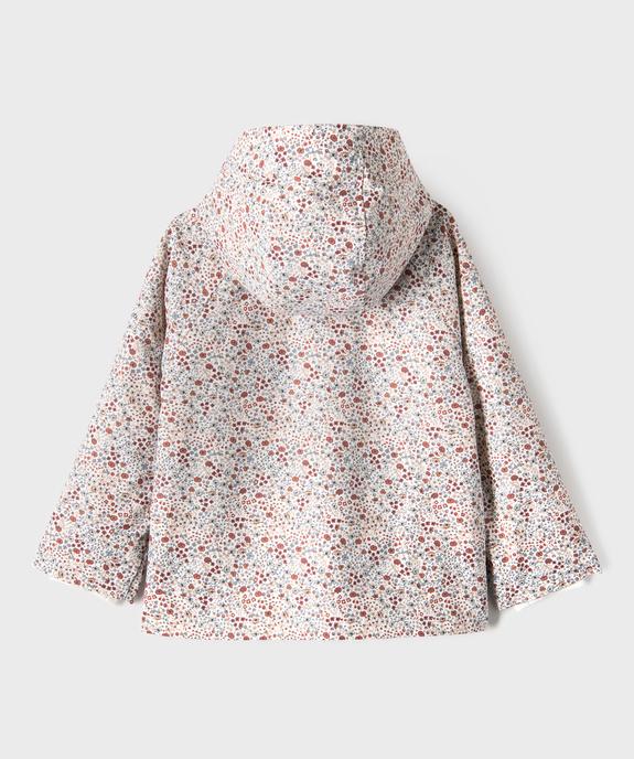 Imperméable à capuche avec doublure chaude fille - LuluCastagnette vue4 - LULUCASTAGNETTE - GEMO