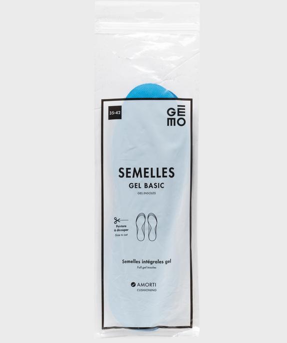 Semelles intégrales amortissantes en gel vue1 - GEMO(ENTRETIEN) - GEMO