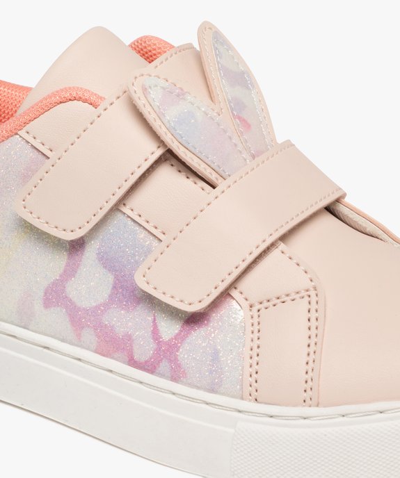 Baskets fille à scratch fantaisie avec oreilles de lapin  vue6 - LOVELY WINGS GEMO FOR GOOD - GEMO