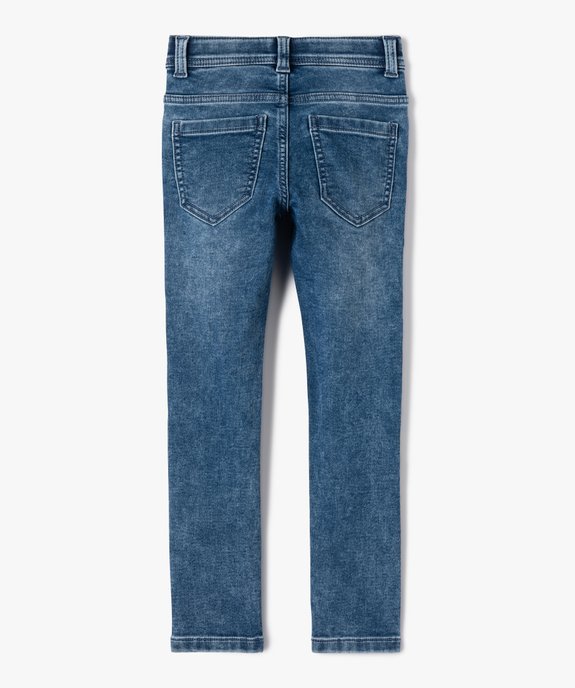 Jean garçon coupe Skinny stretch vue3 - GEMO 4G GARCON - GEMO
