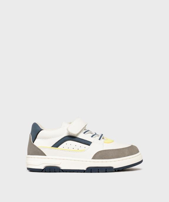 Baskets basses lacets élastiques et scratch garçon vue1 - 5 MILES - GEMO