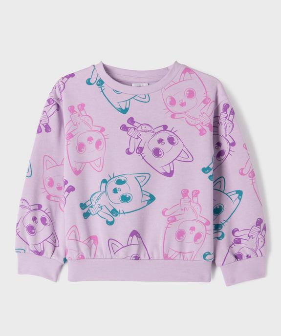 Sweat à motifs chats fille - Gabby’s Dollhouse vue1 - GABBY - GEMO