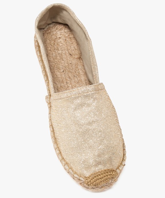 Espadrilles en textile vue5 - GEMO (PLAGE) - GEMO