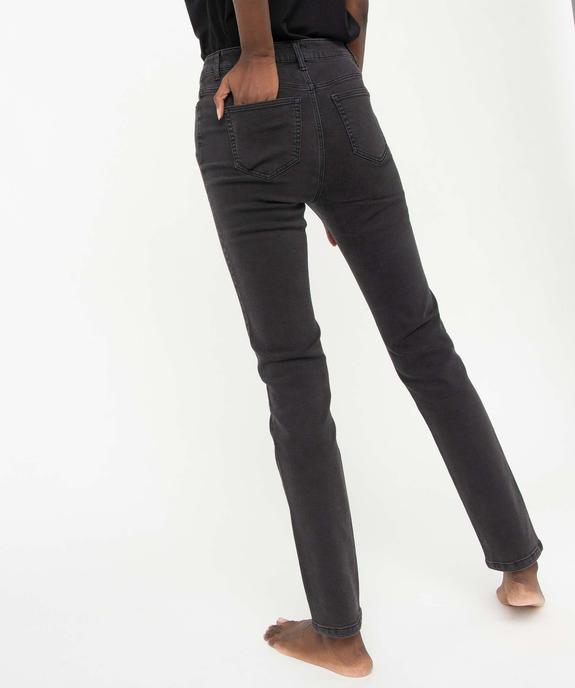 Jean femme slim à taille haute denim - L30 vue3 - GEMO 4G FEMME - GEMO