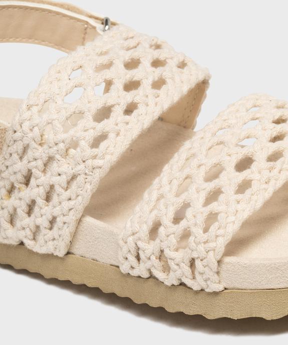 Sandales à scratch et brides crochetées fille - Lovely Wings vue6 - LOVELY WINGS - GEMO