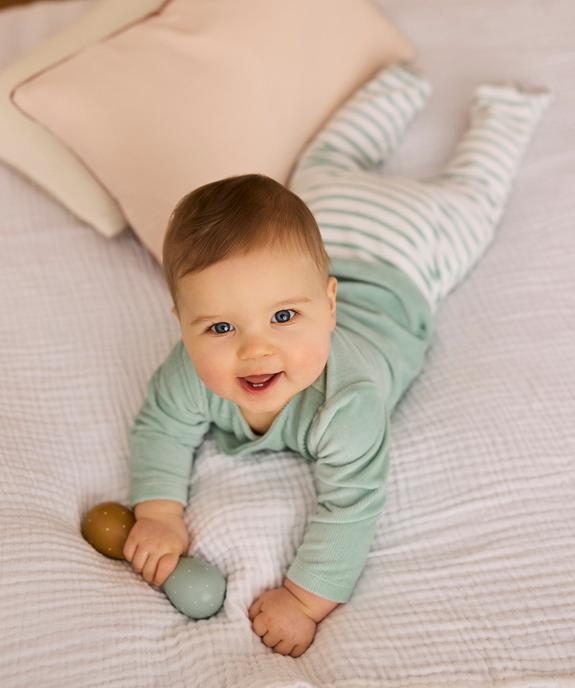 Pyjama 2 pièces en velours bébé garçon - LuluCastagnette vue7 - LULU CASTAGNETTE GEMO FOR GOOD - GEMO