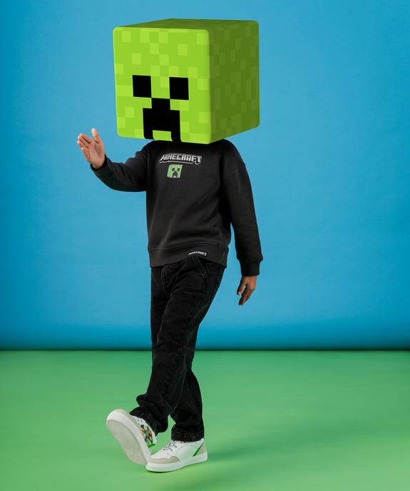 Sweat imprimé devant et dos garçon - Minecraft vue2 - MINECRAFT - GEMO