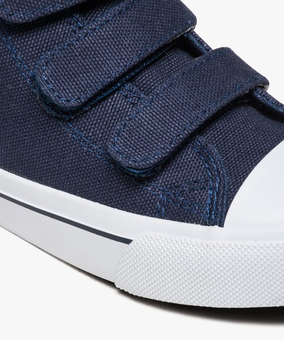 Baskets montantes en toile fermeture scratch (du 24 au 30) vue6 - GEMO (ENFANT) - GEMO