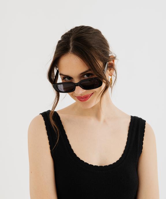 Débardeur en coton avec finitions dentelées femme vue3 - GEMO(FEMME PAP) - GEMO