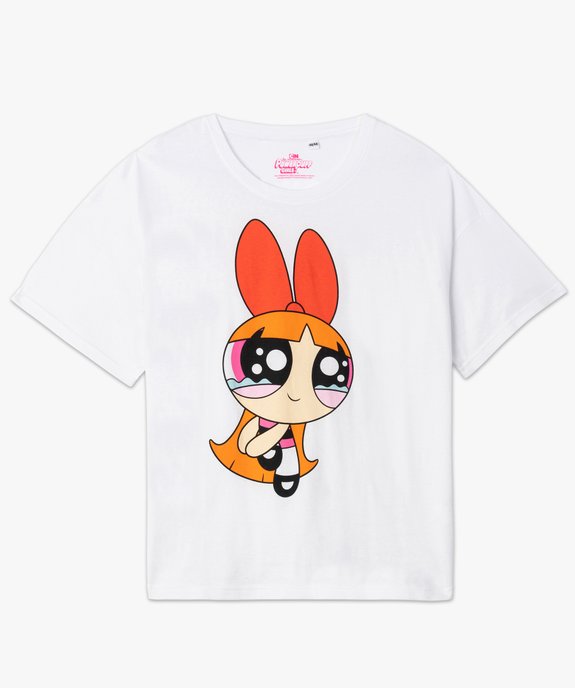 Tee-shirt femme grande taille avec motif XXL – Powerpuff Girl vue4 - GEMO (G TAILLE) - GEMO