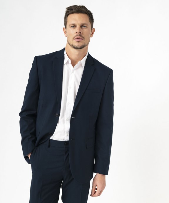 Veste de costume fermeture 2 boutons homme vue1 - GEMO 4G HOMME - GEMO