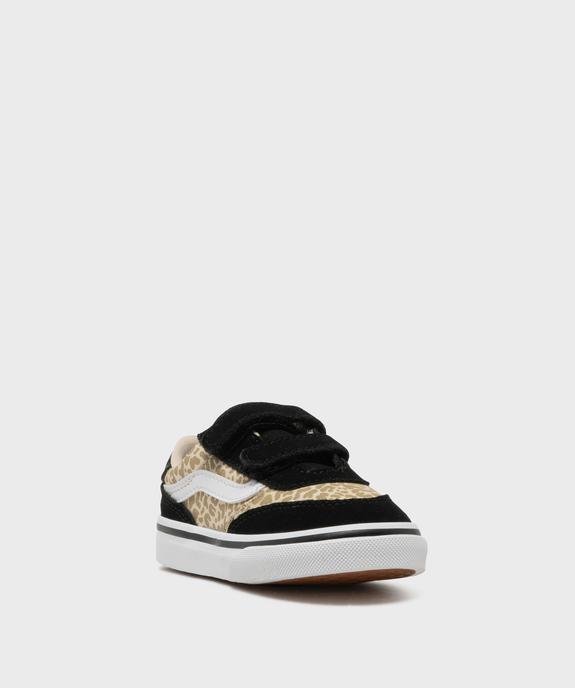 Baskets Brooklyn LS V à scratch à motif léopard fille - Vans  vue2 - VANS - GEMO