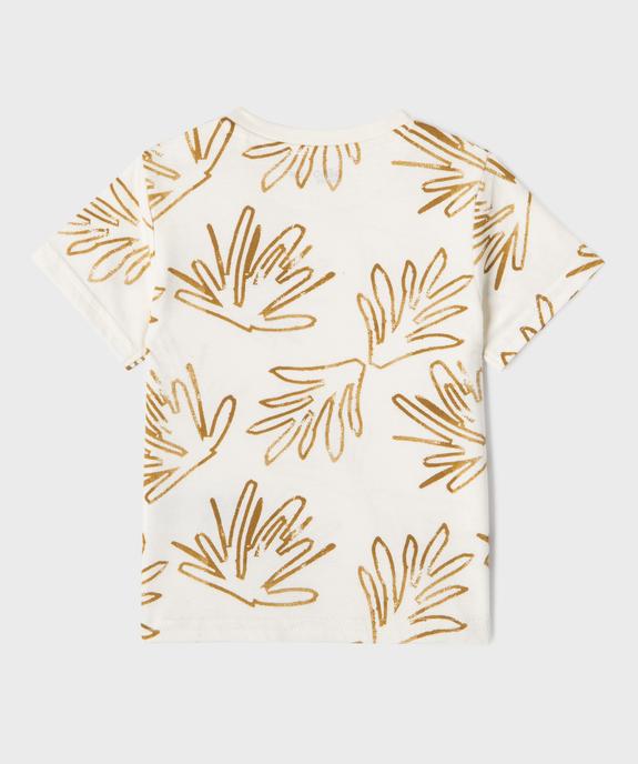 Tee-shirt manches courtes imprimés bébé garçon (lot de 2) vue4 - GEMO(BEBE DEBT) - GEMO