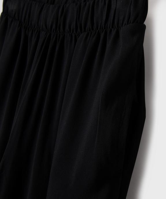 Pantalon large en viscose fluide fille vue2 - GEMO 4G FILLE - GEMO