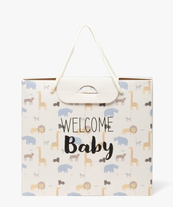 Boite cadeau avec motifs animaux bébé vue1 - GEMO (ACCESS) - GEMO