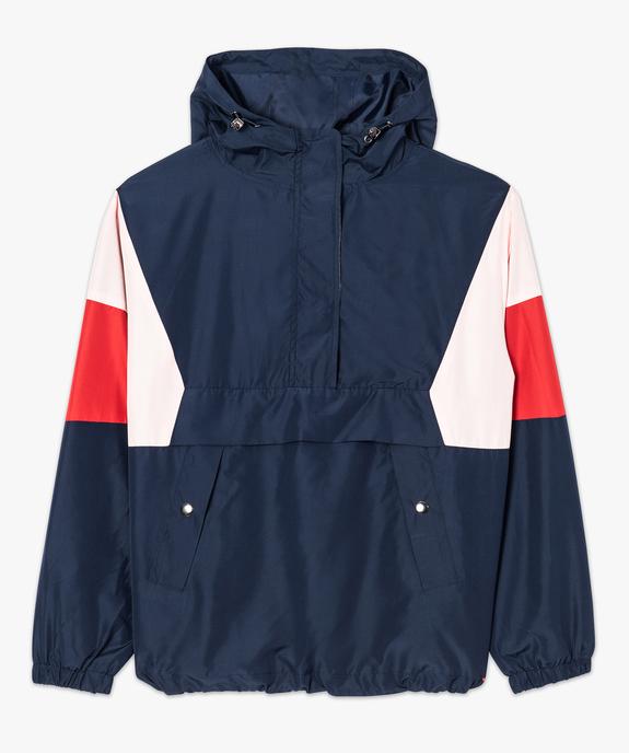 Blouson coupe-vent pour femme tricolore vue5 - FOLLOW ME - GEMO