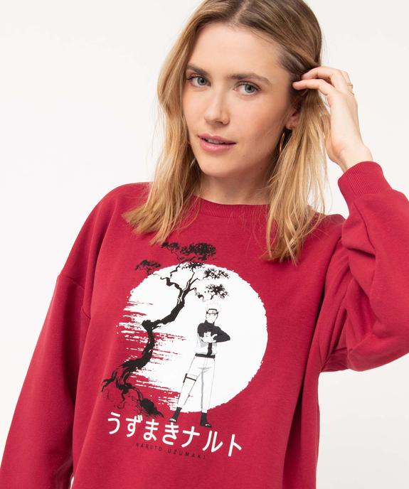Sweat femme en molleton bouclette imprimé - Naruto Shippuden vue2 - NARUTO - GEMO