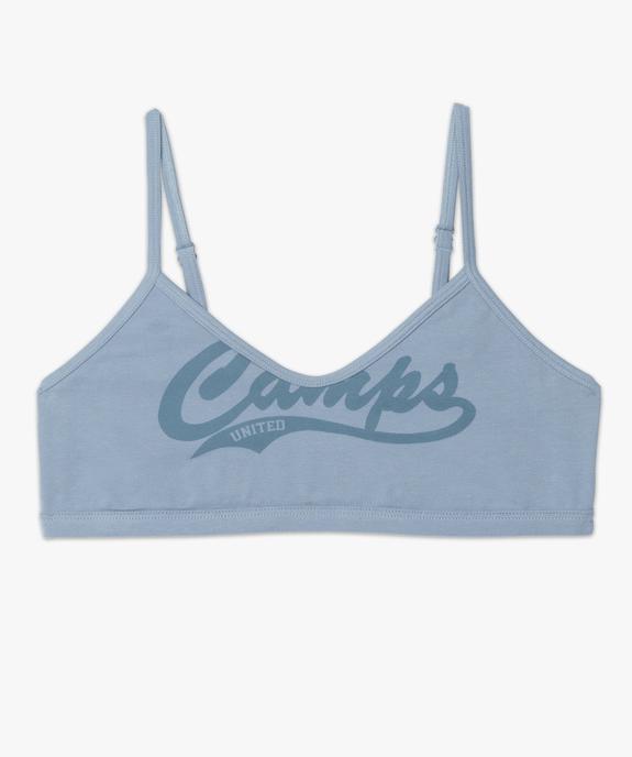 Brassière femme à fines bretelles - Camps United vue4 - CAMPS UNITED - GEMO