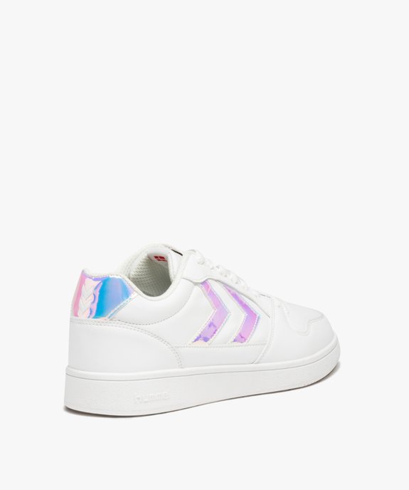 Baskets femme à lacets et à bande contrastante - Hummel vue4 - HUMMEL - GEMO