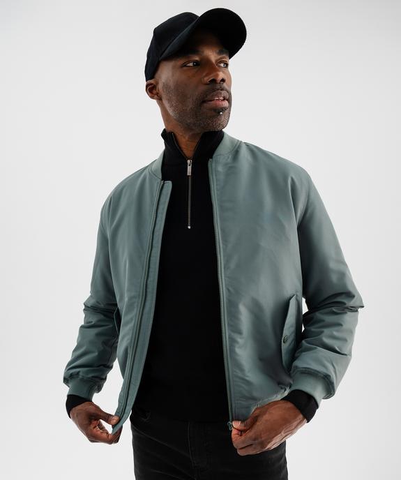 Blouson zippé style bombers homme vue5 - GEMO 4G HOMME - GEMO