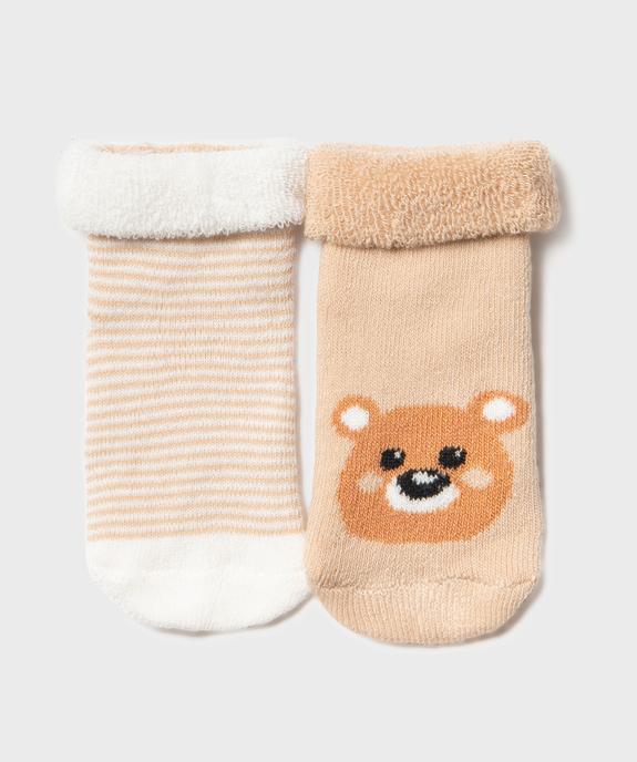 Bottons avec intérieur bouclette bébé (lot de 2) vue1 - GEMO 4G BEBE - GEMO