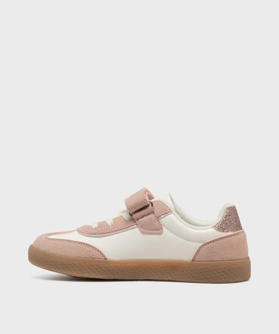 Baskets à scratch avec touches pailletées fille - Lovely Wings vue3 - LOVELY WINGS - GEMO