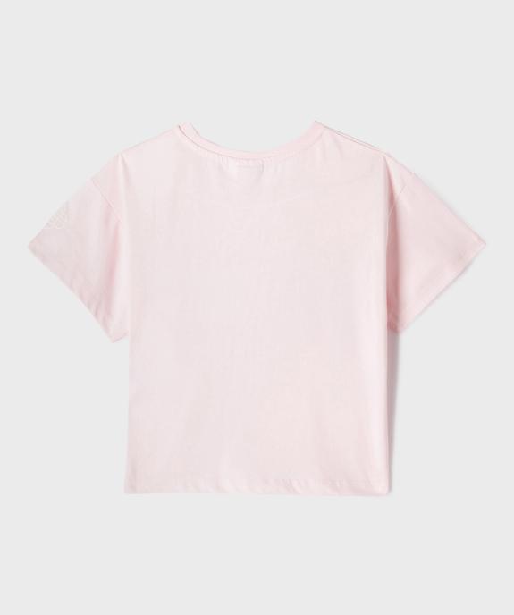 Tee-shirt manches courtes avec motif Huntrix fille - K-pop Demon Hunters vue3 - KPOP DEMON HUNTERS - GEMO