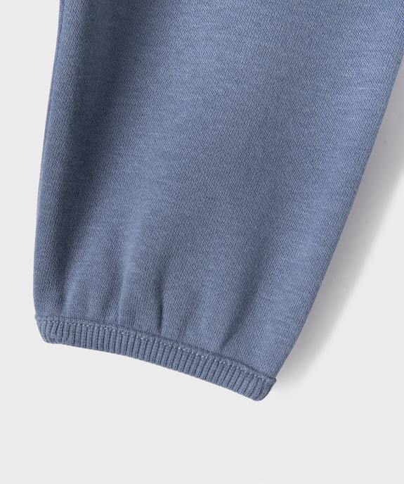 Pantalon de jogging coupe sarouel en molleton bébé vue3 - GEMO 4G BEBE - GEMO