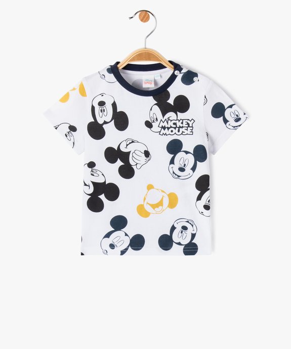 Tee-shirt manches courtes en coton imprimé héros bébé garçon vue1 - GEMO(BEBE DEBT) - GEMO