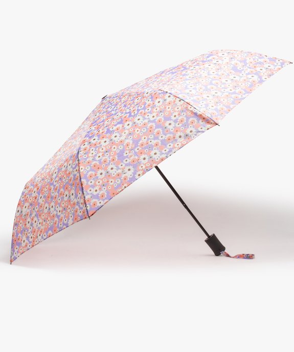 Parapluie femme pliant à fleurs vue1 - GEMO (ACCESS) - GEMO