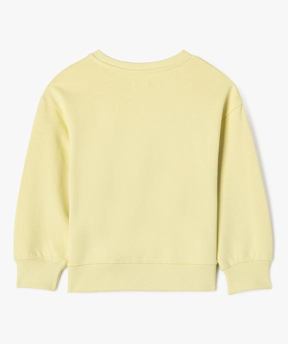 Sweat uni avec intérieur bouclette garçon vue3 - GEMO (ENFANT) - GEMO