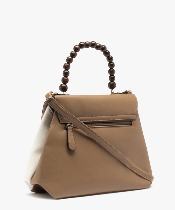 Sac à main femme bimatière à poignée en billes vue2 - GEMO (ACCESS) - GEMO