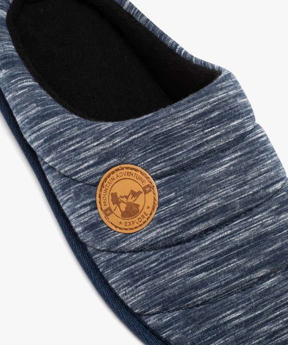 Chaussons homme en jersey moelleux  vue6 - GEMO(HOMWR HOM) - GEMO