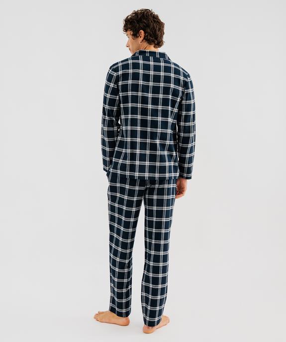 Pyjama à carreaux homme - LuluCastagnette vue3 - LULUCASTAGNETTE - GEMO