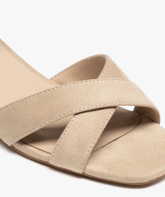 Sandales à brides croisées et talon fermé femme - Valentina Baldano vue7 - VALENTINA BALDA - GEMO