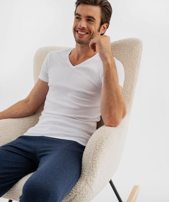 Pantalon de pyjama en jersey à taille élastique homme vue10 - GEMO(HOMWR HOM) - GEMO