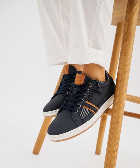 Baskets basses à lacets au look urbain homme vue1 - URBAN STEPS - GEMO
