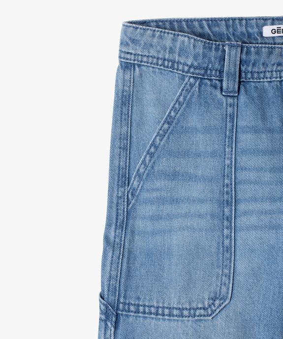 Jean large avec poches plaquées garçon vue3 - GEMO 4G GARCON - GEMO