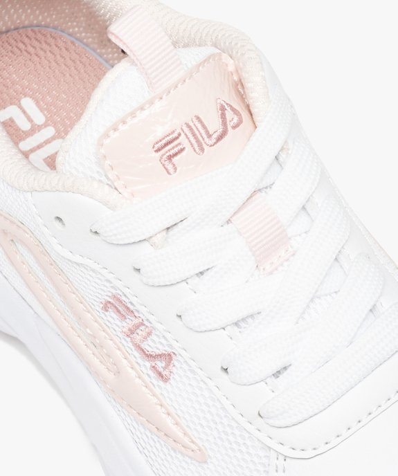 Baskets femme bi-matières à lacets - Fila vue6 - FILA - GEMO