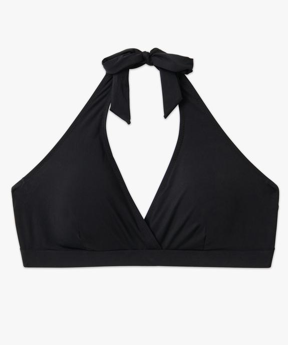 Haut de maillot de bain triangle avec mousses amovibles femme grande taille vue4 - GEMO 4G FEMME - GEMO