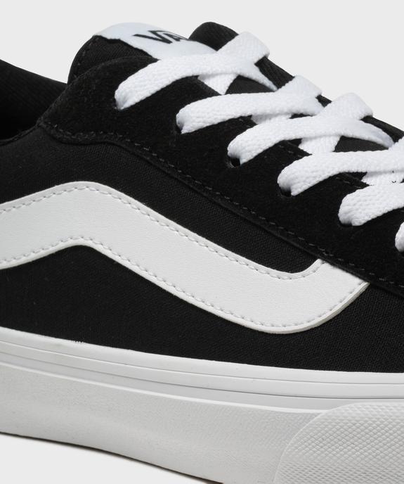 Baskets basses en cuir suédé et textile homme - Vans vue6 - VANS - GEMO