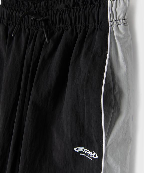 Pantalon de jogging en toile parachute garçon vue3 - GEMO (JUNIOR) - GEMO