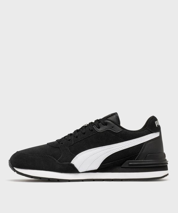 Baskets basses ST Runner V4 en cuir suédé homme - Puma vue3 - PUMA - GEMO