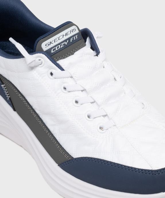 Baskets en toile sur épaisse semelle faciles à enfiler homme - Skechers vue6 - SKECHERS - GEMO