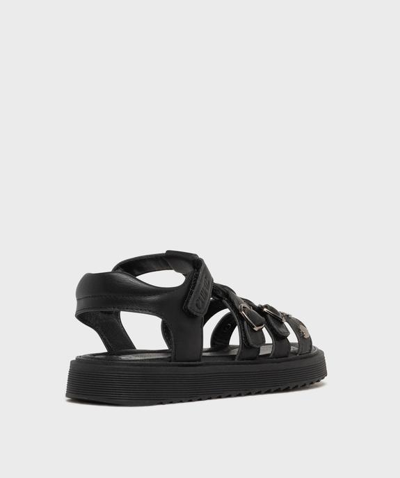 Sandales multibrides à détails cœurs fille - Chipie vue4 - CHIPIE - GEMO