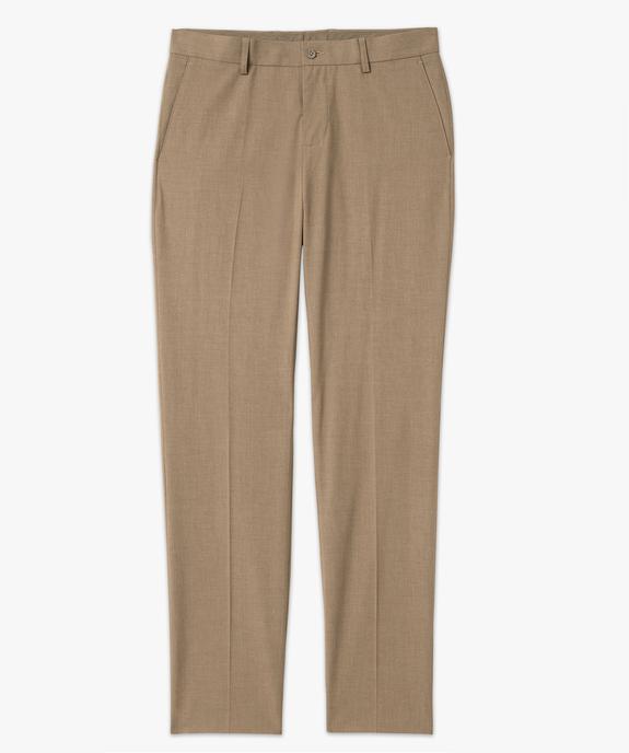 Pantalon de costume en maille fluide homme vue4 - GEMO (HOMME) - GEMO