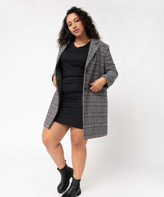 Jupe femme grande taille coupe droite en maille extensible vue5 - GEMO (G TAILLE) - GEMO